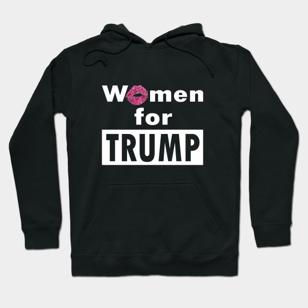 women for trump Hoodie by l designs